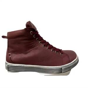 NEW GELATO women's tempar lace up sneaker in bordo